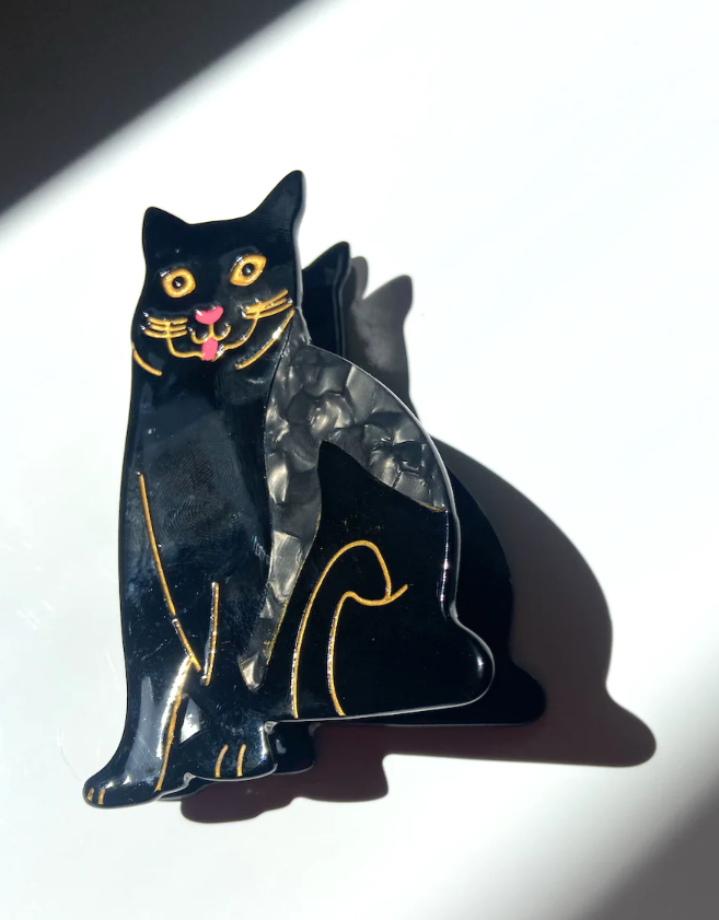 BLACK CAT CLAW HAIR CLIP