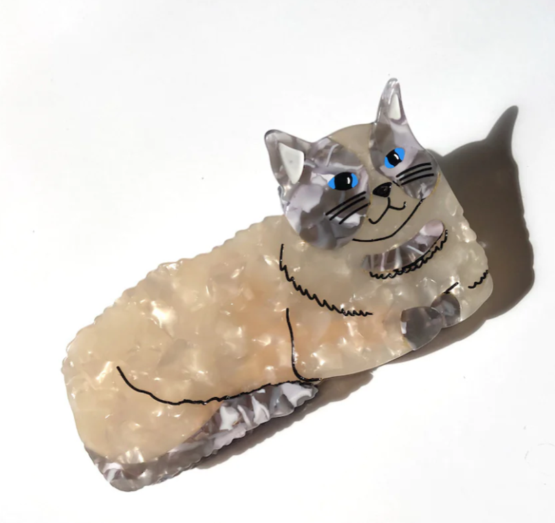 RAGDOLL CAT CLAW HAIR CLIP