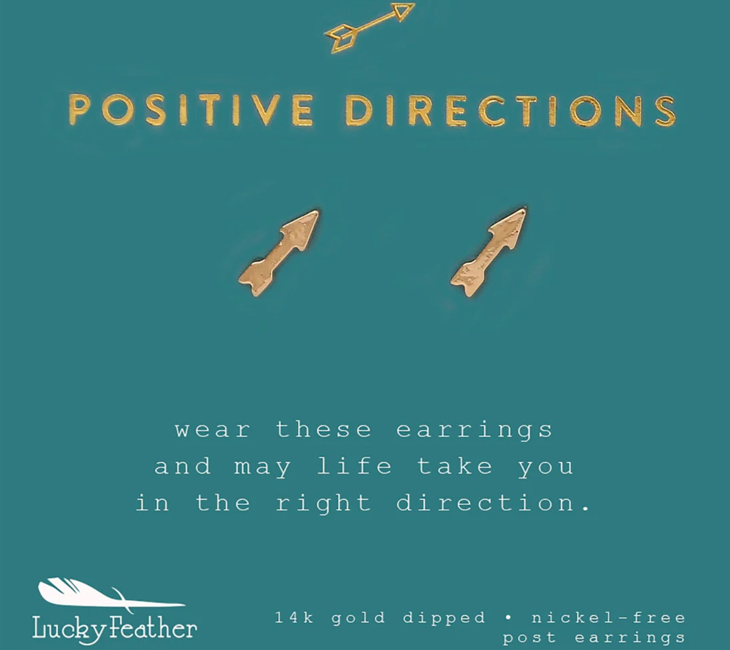 POSITIVE DIRECTIONS EARRINGS