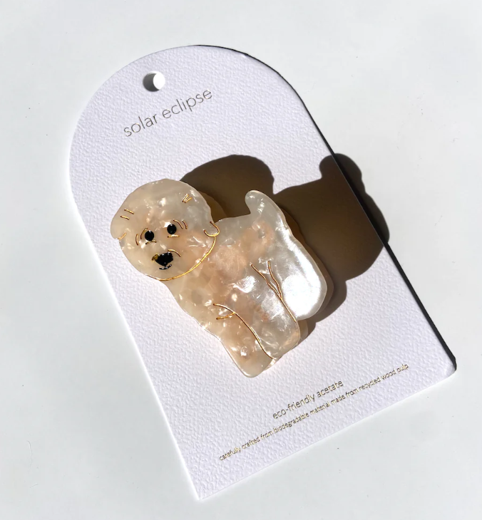 BICHON FRISE DOG HAIR CLIP