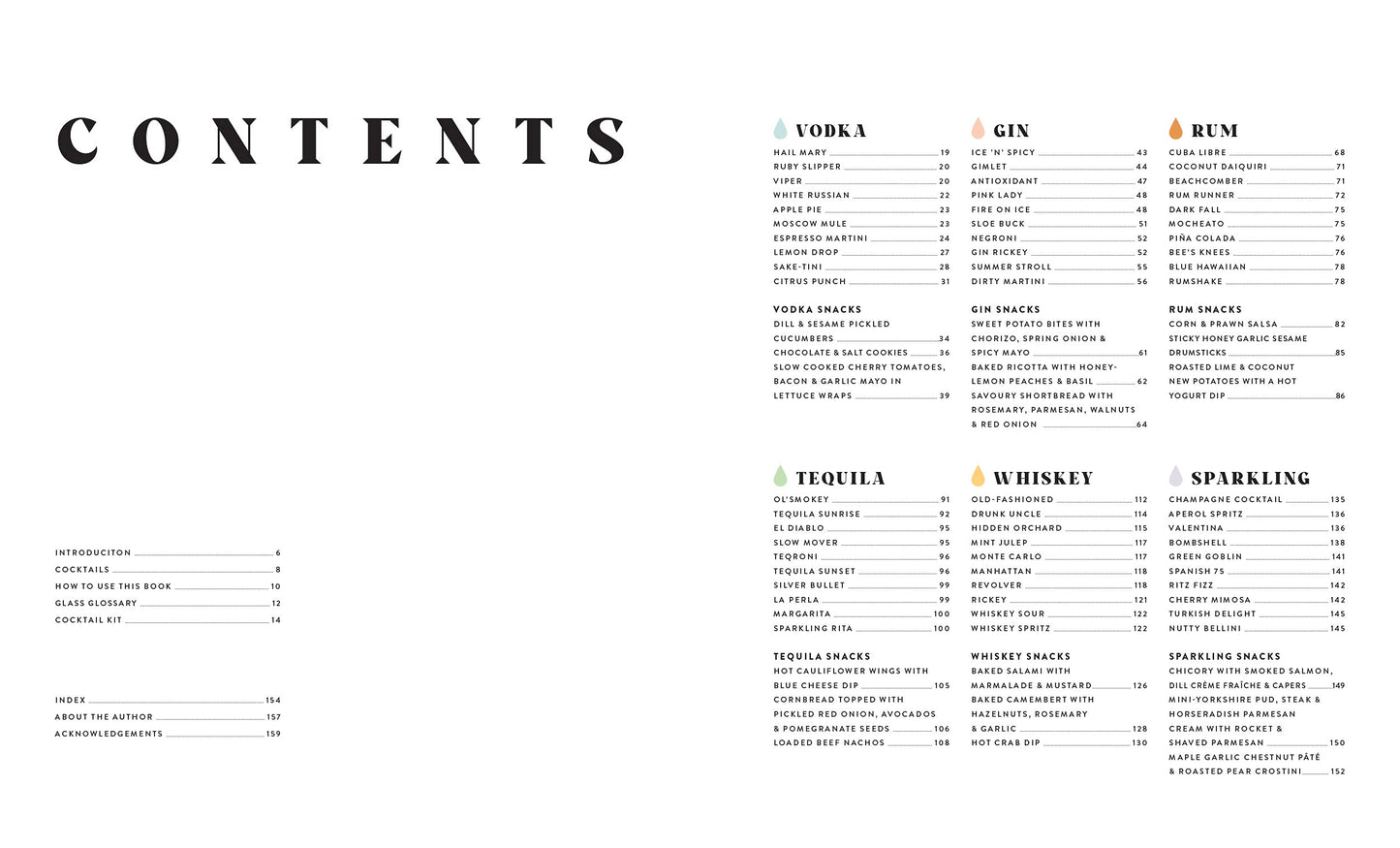 THREE INGREDIENT COCKTAILS BOOK