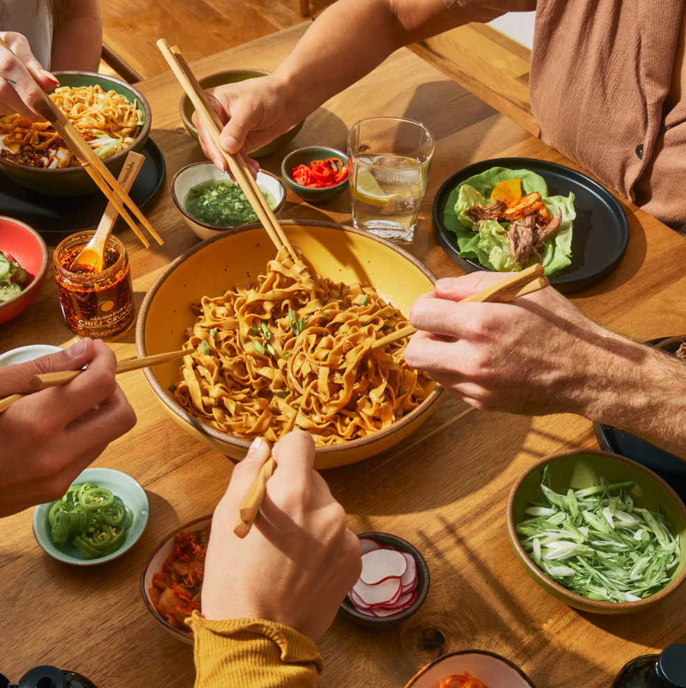 MOMOFUKU'S TINGLY CHILI WAVY NOODLES
