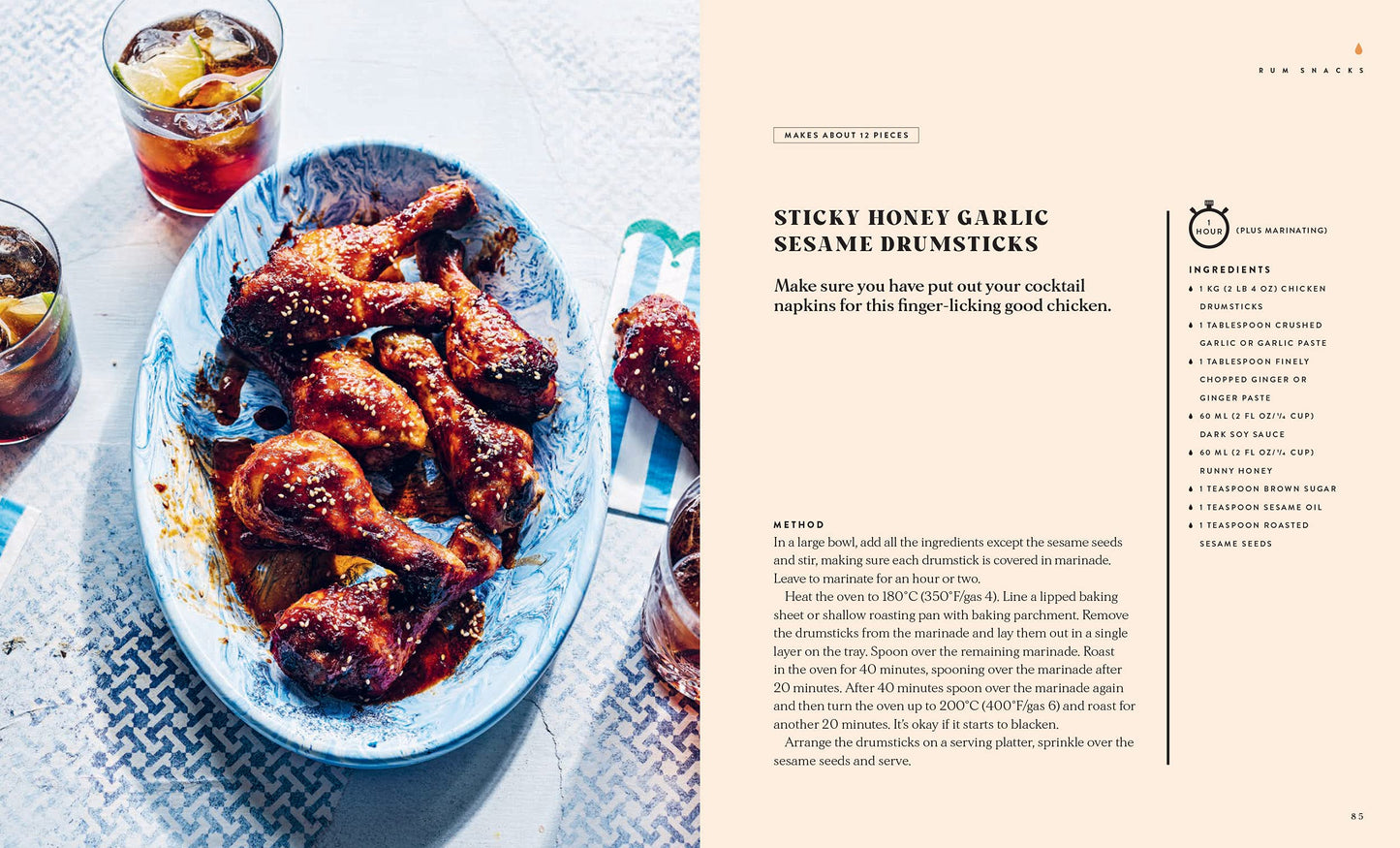 THREE INGREDIENT COCKTAILS BOOK