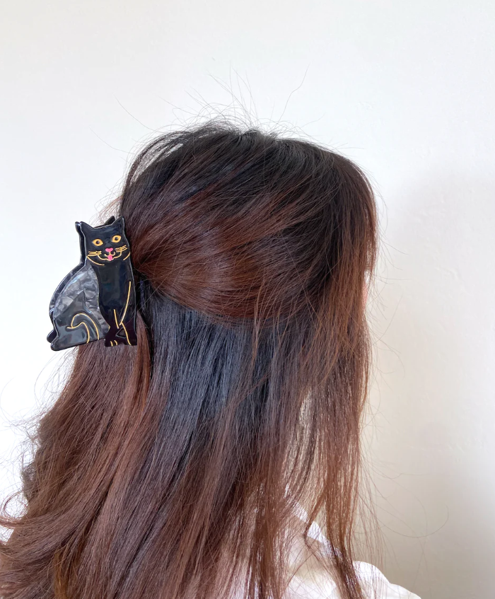 BLACK CAT CLAW HAIR CLIP