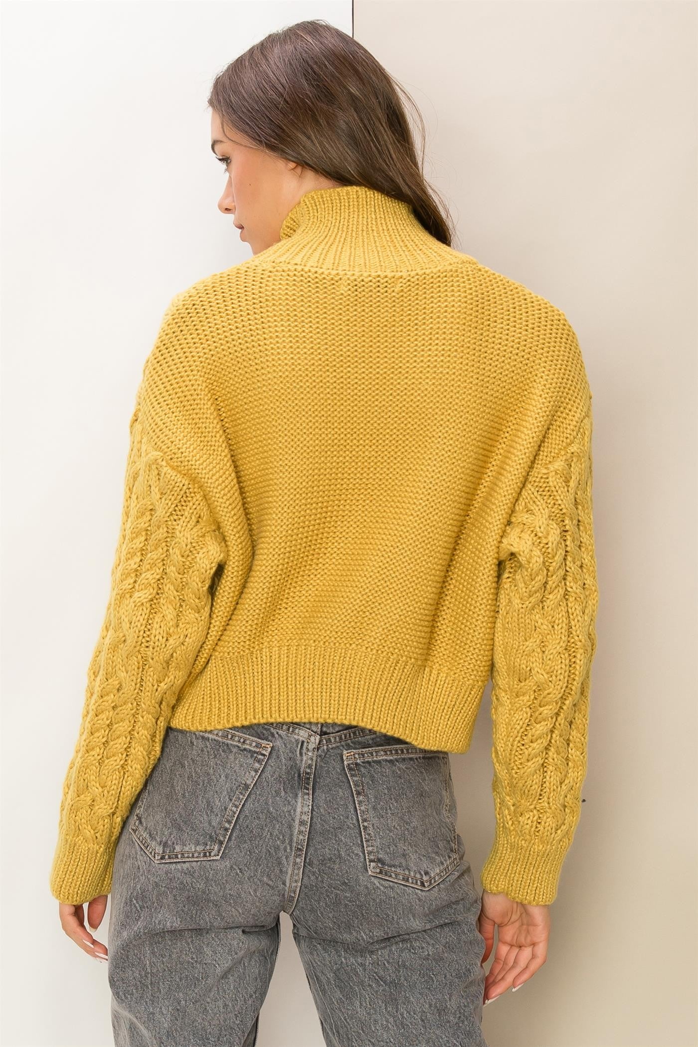 SHAENA SWEATER in MUSTARD