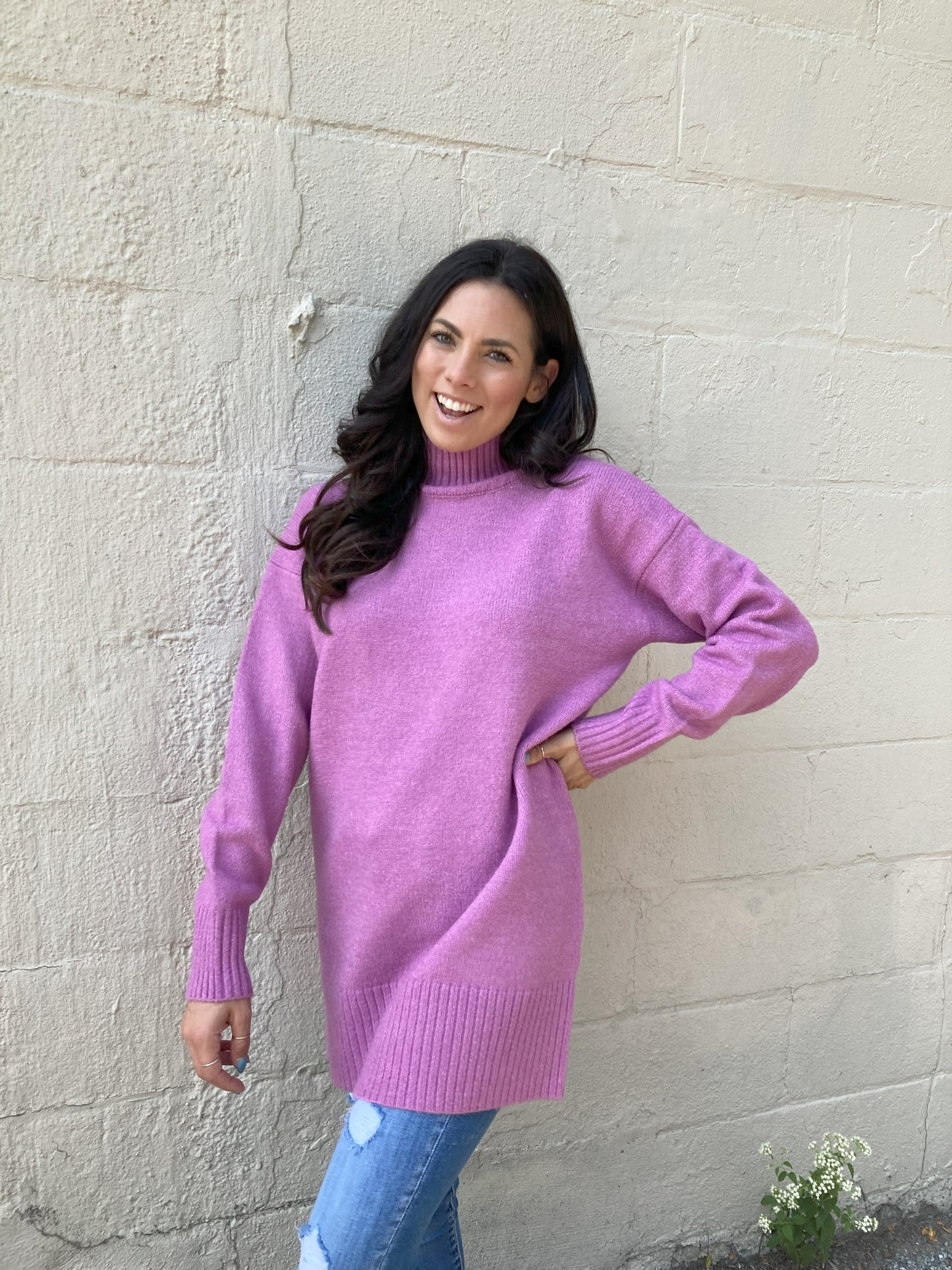 CHASING STARS SWEATER in PURPLE