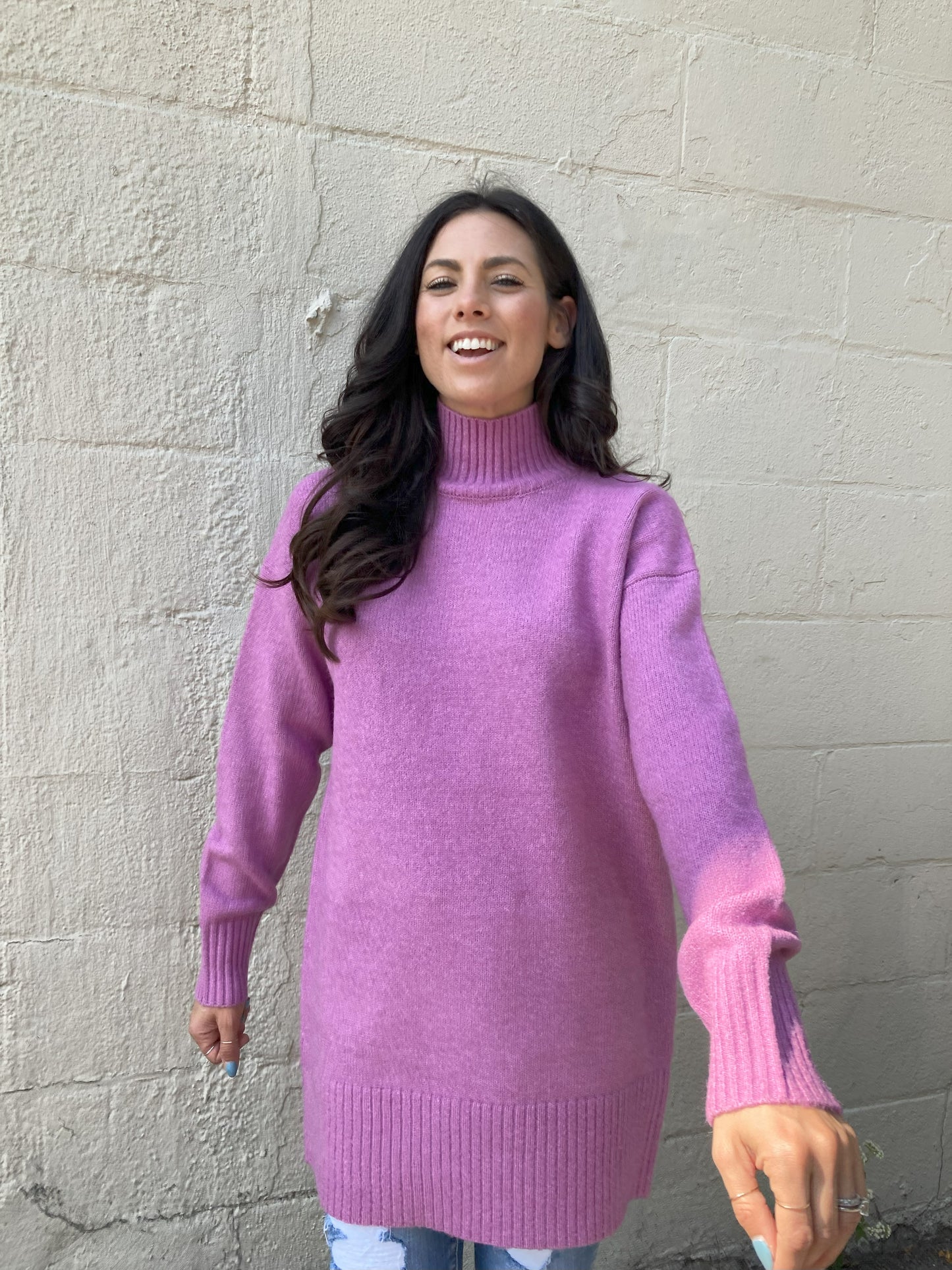 CHASING STARS SWEATER in PURPLE