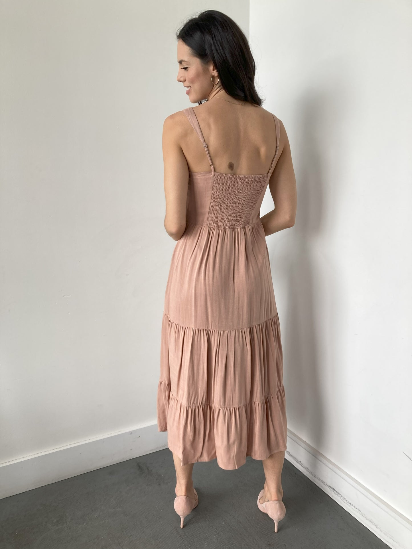 CHARMER DRESS in RUM