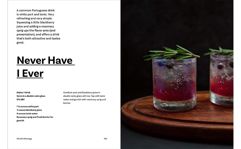 MINDFUL MIXOLOGY: NO-AND LOW-ALCOHOL COCTAILS RECIPE BOOK – She is