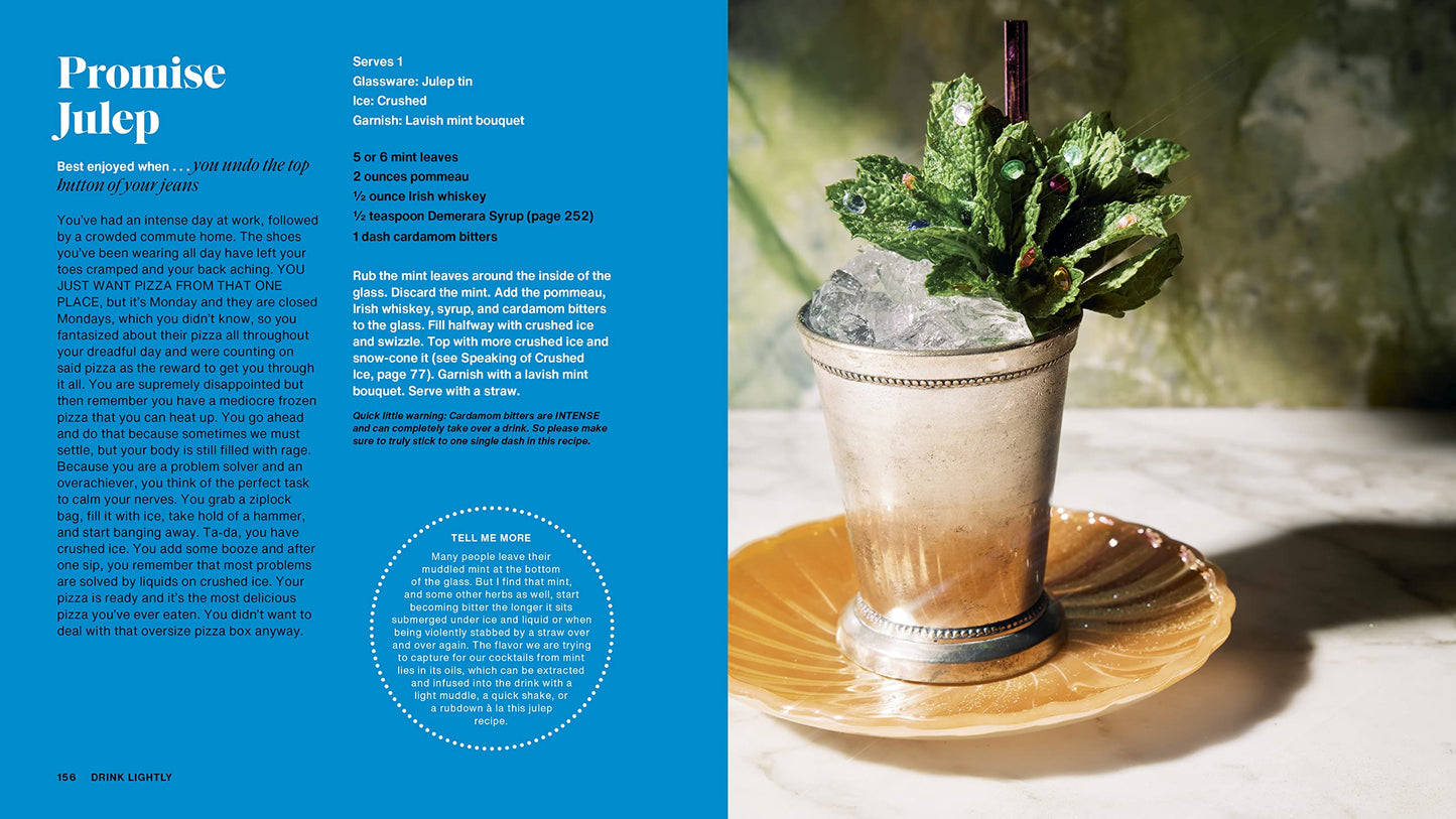 DRINK LIGHTLY: A COCKTAIL RECIPE BOOK
