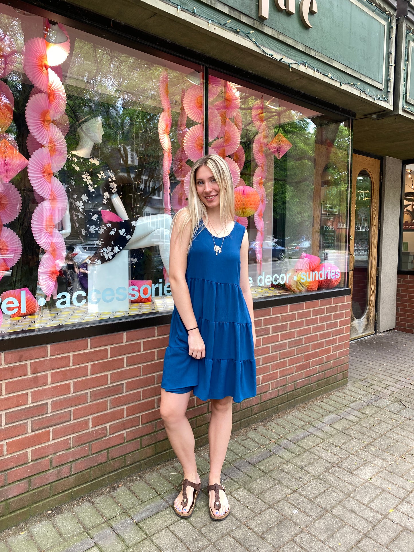 DAYDREAMING DRESS in TEAL