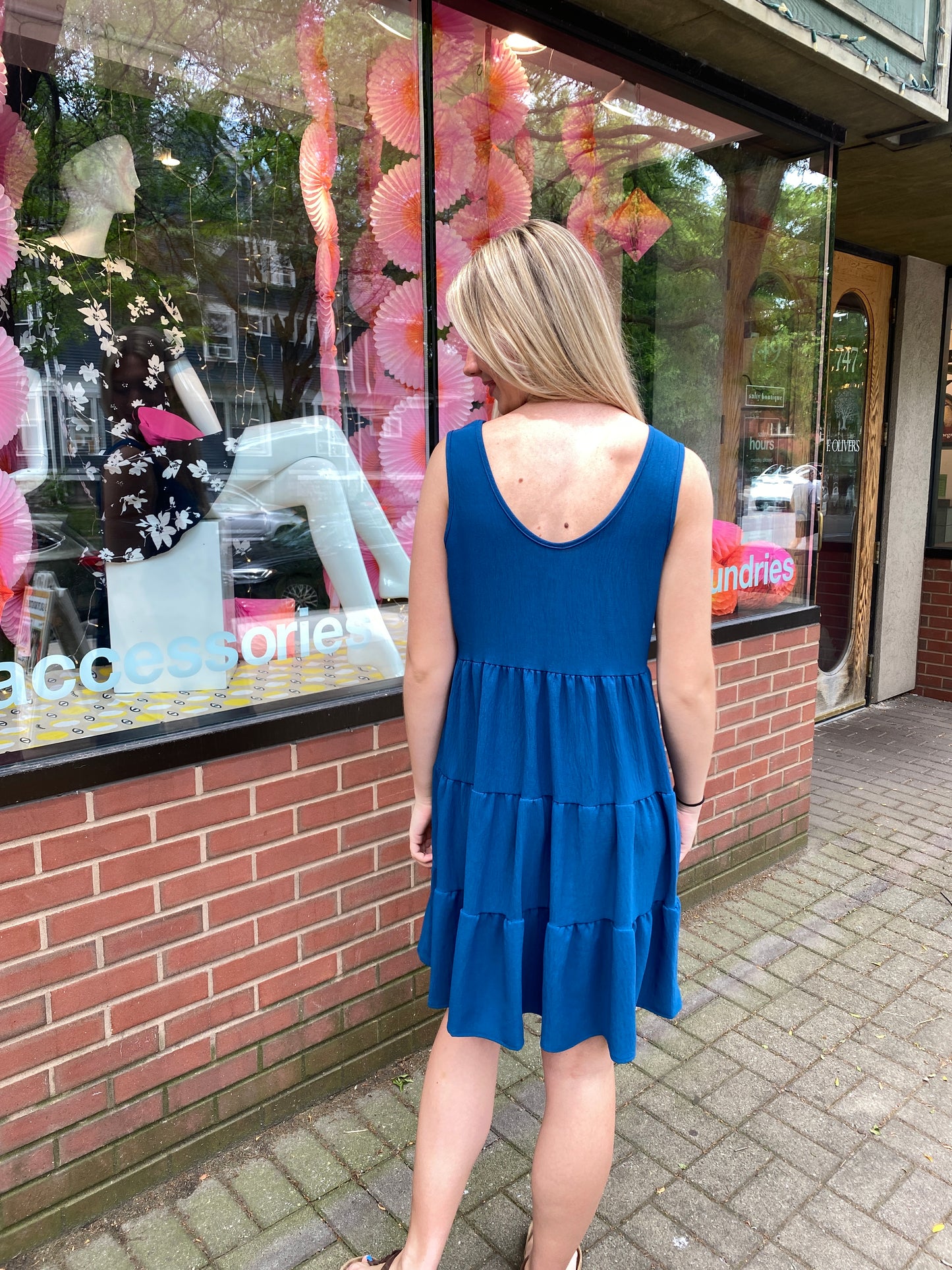 DAYDREAMING DRESS in TEAL