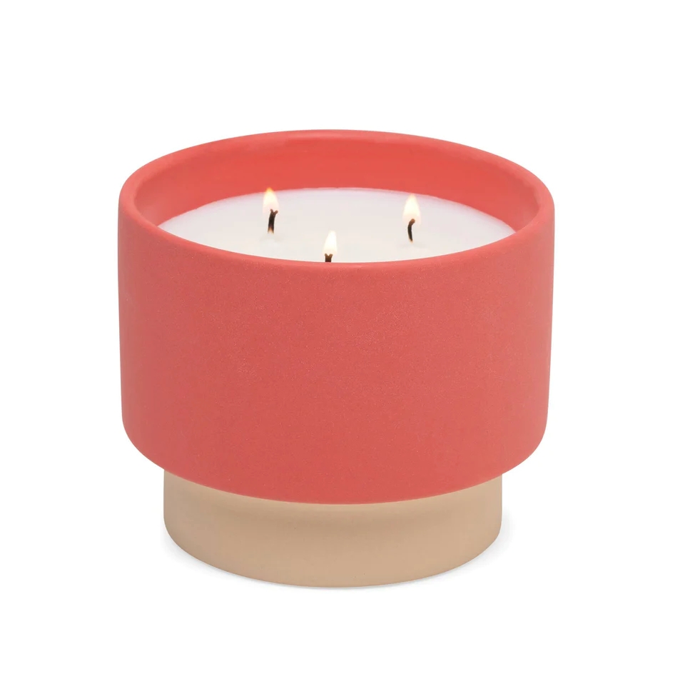 AMBER + SMOKE COLOR BLOCKED CANDLE